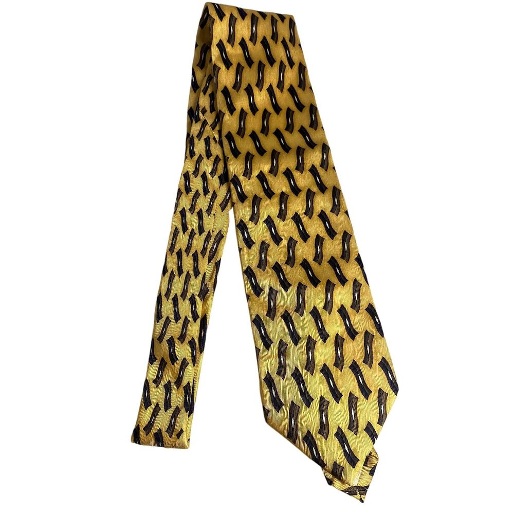 #7844 Yellow Handcrafted for Nordstrom by J.Z. Richards Mens Necktie